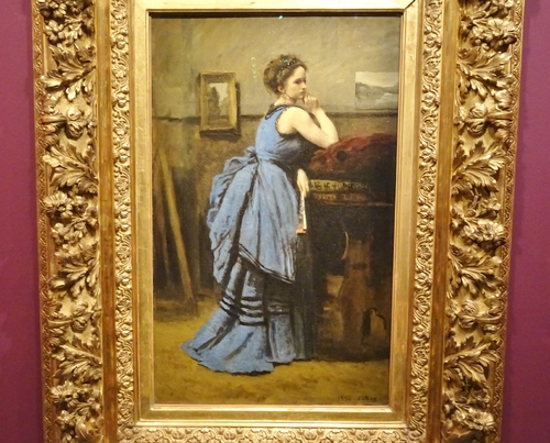 Suite de l'exposition des portraits de Corot (photos)