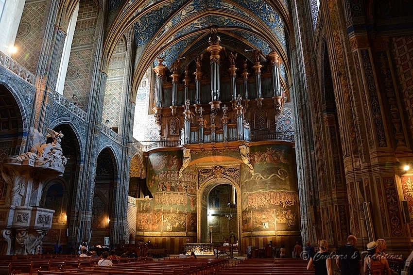 L'intérieur de la Cathédrale Ste Cécile d'Albi 
