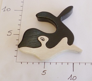 Puzzle Baleines - Orque bois wood jouet toy enfant child