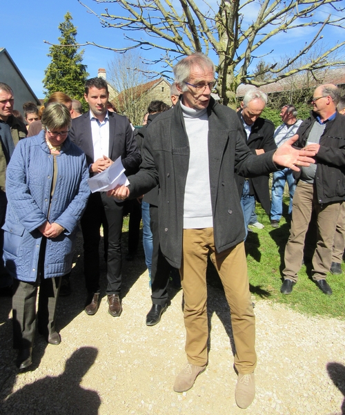 Inauguration de la nouvelle fromagerie des Marronniers à Origny sur Seine