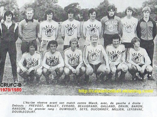 Photo : CRUFC .B  Saison 1979/1980 