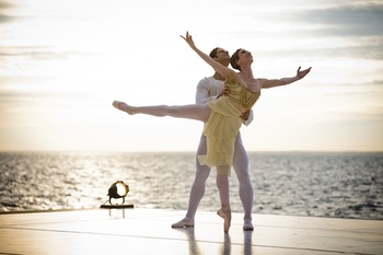 Fire Island Dance Festival 2014-Marcelo Gomes and Luciana Paris-photo by Whitney Browne