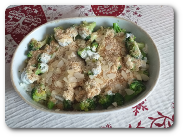 Cabillaud Gratiné Aux Brocolis Et Aux Amandes