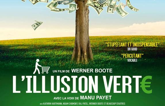 Peut être une image de texte qui dit ’"STUPÉFIANT ET INDISPENSABLE DR GOOD "PERCUTANT" VOCABLE UN FILM DE WERNER BOOTE L'ILLUSION VERTE AVEC LA VOIX DE MANU PAYET VECKATHRIN HARTMANN NOAM CHONISKY RAJ PATEL WERNER BCOT T EALICOUP D'AUTRES’