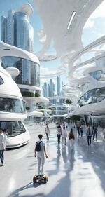 books futuristic city 