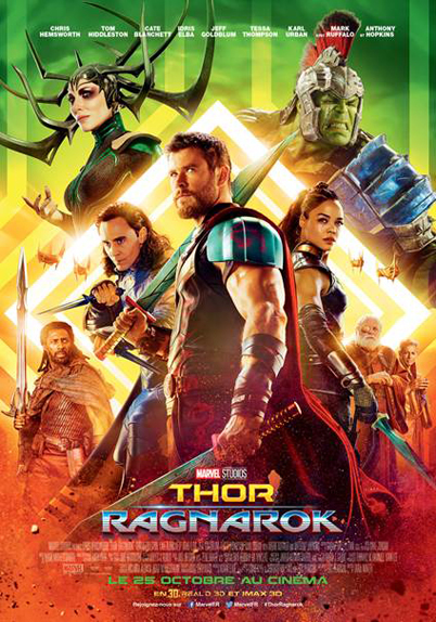 Thor : Ragnarok : nos héros prêts pour l'affrontement sur la nouvelle affiche