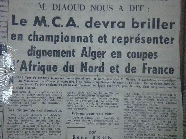 Djaout Ahmed parle des objectifs