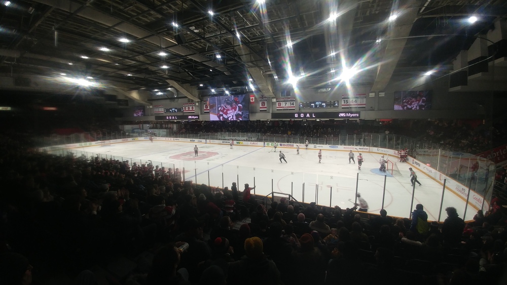 Oshawa Generals versus Ottawa 67's at TD Place on February 23rd 2024