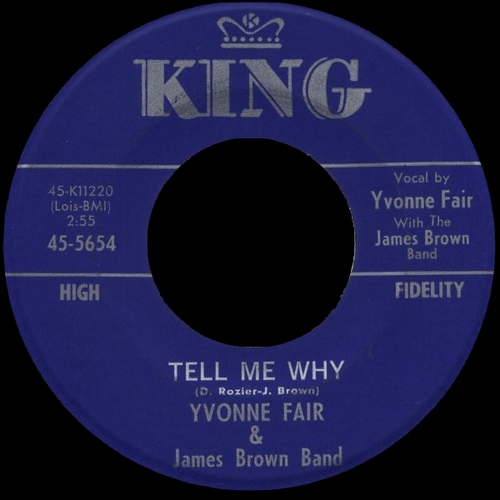 1962 Yvonne Fair & James Brown Band : Single SP King Records 45-5654 [ US ]