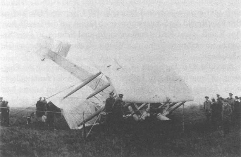 John Alcock s’est crashé le 18 décembre 1919  à Cottévrard