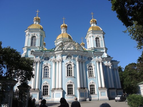 Croisière Russie- N°2- St Petersbourg- jour 1 - Cathédrale St Nicolas des Marins