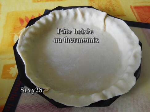 La pâte brisée au thermomix