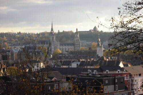 Panoramique de la ville d'Evreux