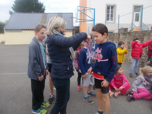 Remise des récompenses - Cross