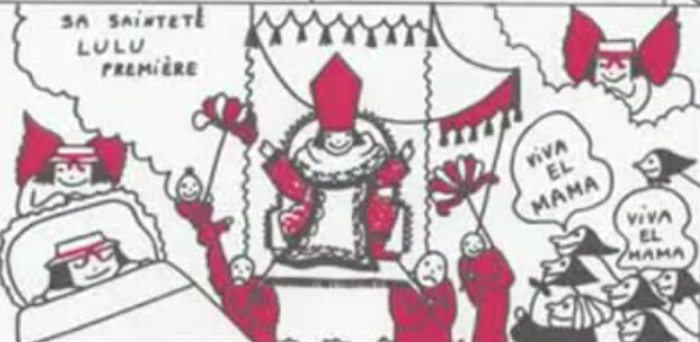 ➤ "La vilaine Lulu" de Yves Saint-Laurent - La BD choc d'initiation au satanisme