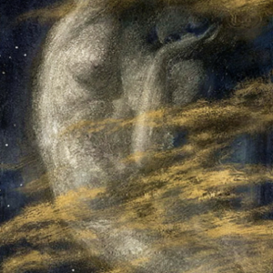 The Weary Moon by Edward Robert Hughes