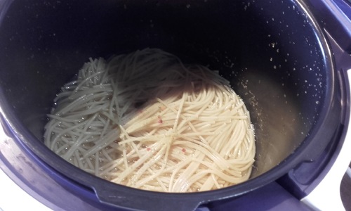 Spaghettis au thon et aux olives- Cookeo
