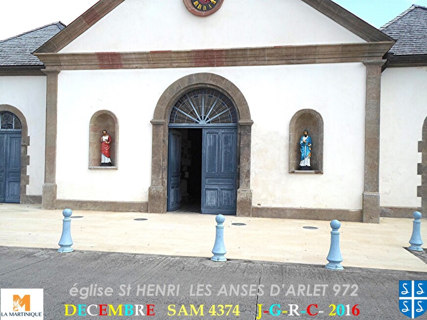 Eglise  Saint HENRI des ANSES D'ARLET 972   1/2         D     01/06/2018