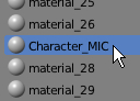 Cliquer sur le matériel Character_MIC