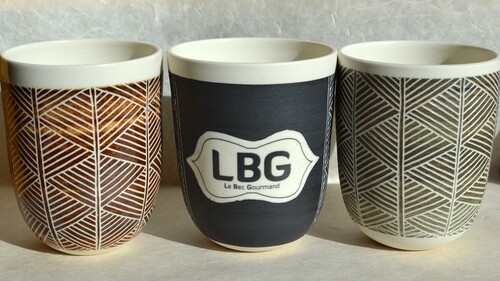 Le Bec Gourmand, ensemble mugs et tasses