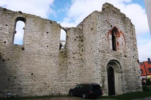 Les ruines de l'église Saint-Clément à Visby