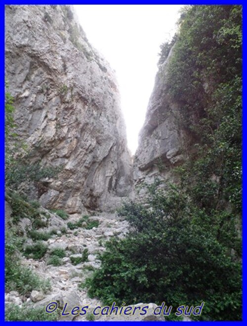 La combe de Badarel et les rochers de Baude