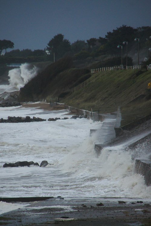 Mes dernières photos de la tempête au port de Comberge.