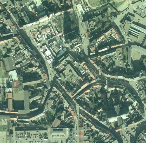 Tirlemont - centre-ville en 2000 (geopunt.be)