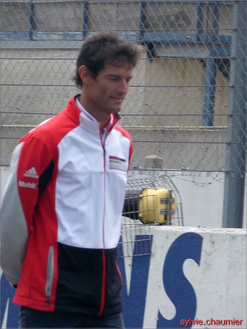 Mark Webber a la journée test des 24h du mans 2014