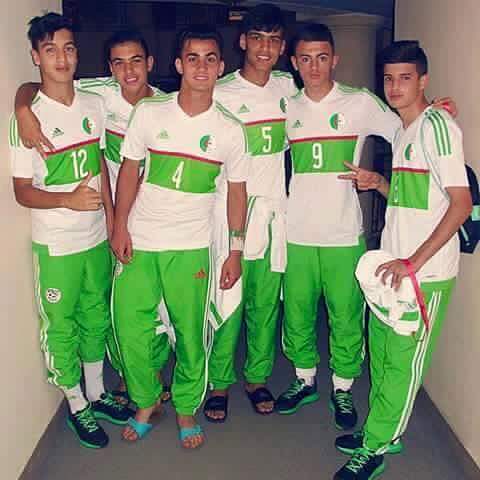 Samedi 25.6.2016 U17 EN-Libye 2-3 avec le Mouloudien Louanchi Abdelkrim