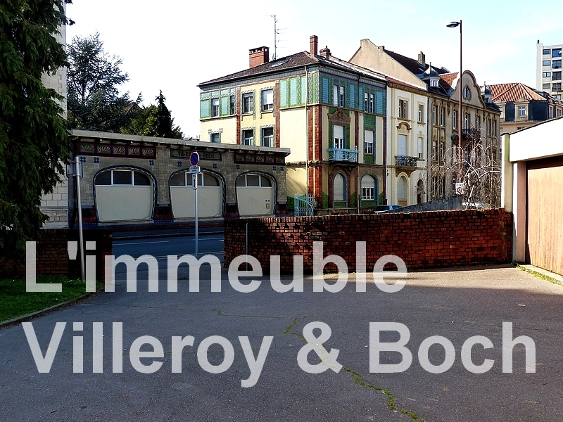 L'immeuble Villeroy & Boch rue Charles Pêtre à Metz...