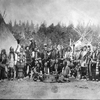 La tribu des Flathead, réserve Flathead, mission St. Ignatius, Montana, 4 juillet 1903