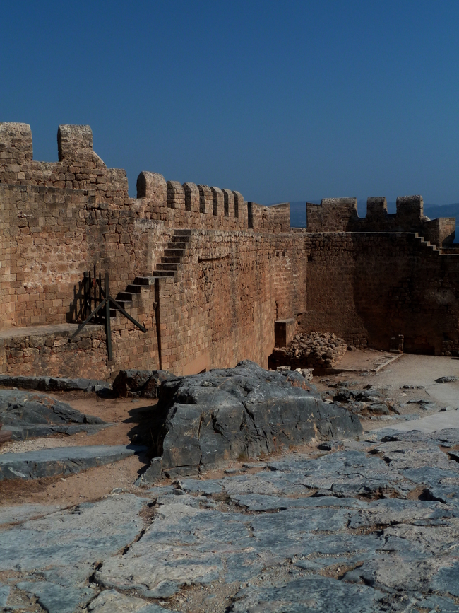 La forteresse de Lindos à Rhodes