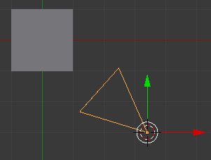 Faire pointer la caméra sur le cube