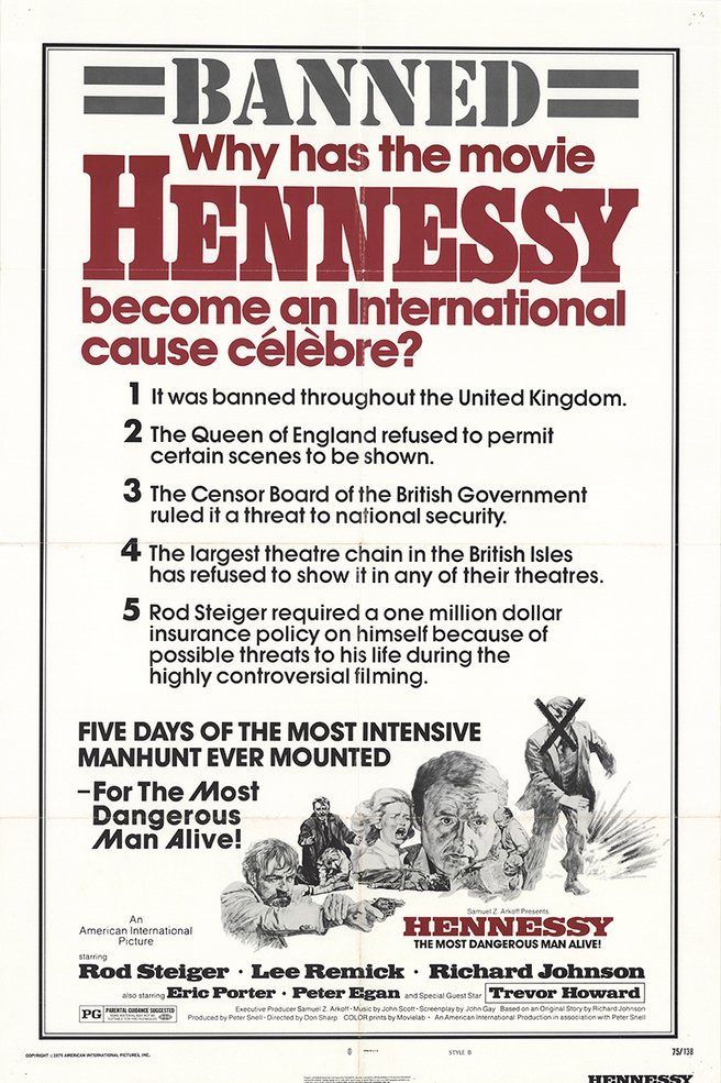 HENNESSY BOX OFFICE USA 1975
