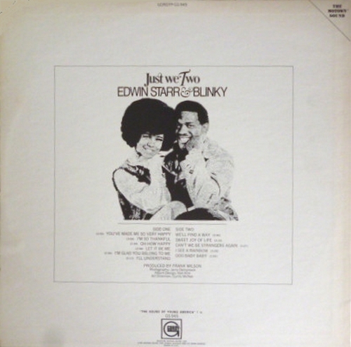 Edwin Starr & Blinky : Album " Just We Two " Gordy Records GS 945 [ US ]