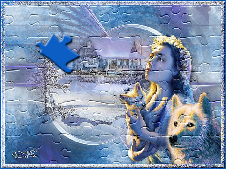 05. version paysage d'hiver en puzzle 
