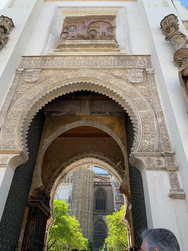 SEVILLE - CATHEDRALE - entrée patio Los Naranjos