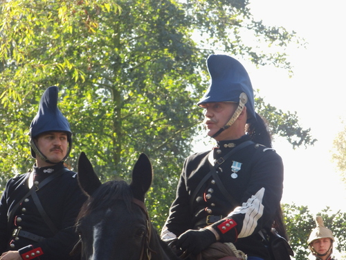 Reconstitution historique a Armentières base des pres du hem(11octobre2014)