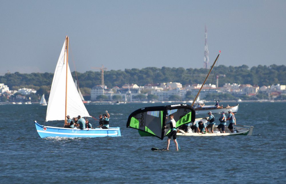 Du wing foil sur le Bassin...