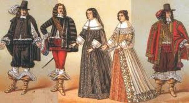                                  **  les costumes   - D'HENRI IV  à  LOUIS  XIII  **