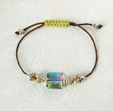 Bracelet Cristal / Macramé