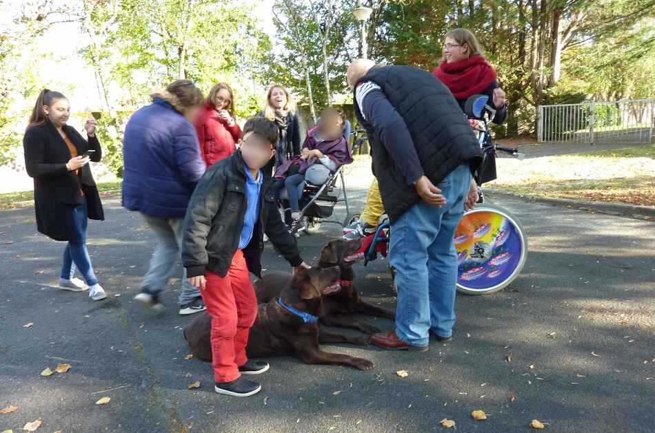 La chocolat’team invitée chez « Enfant Soleil ».