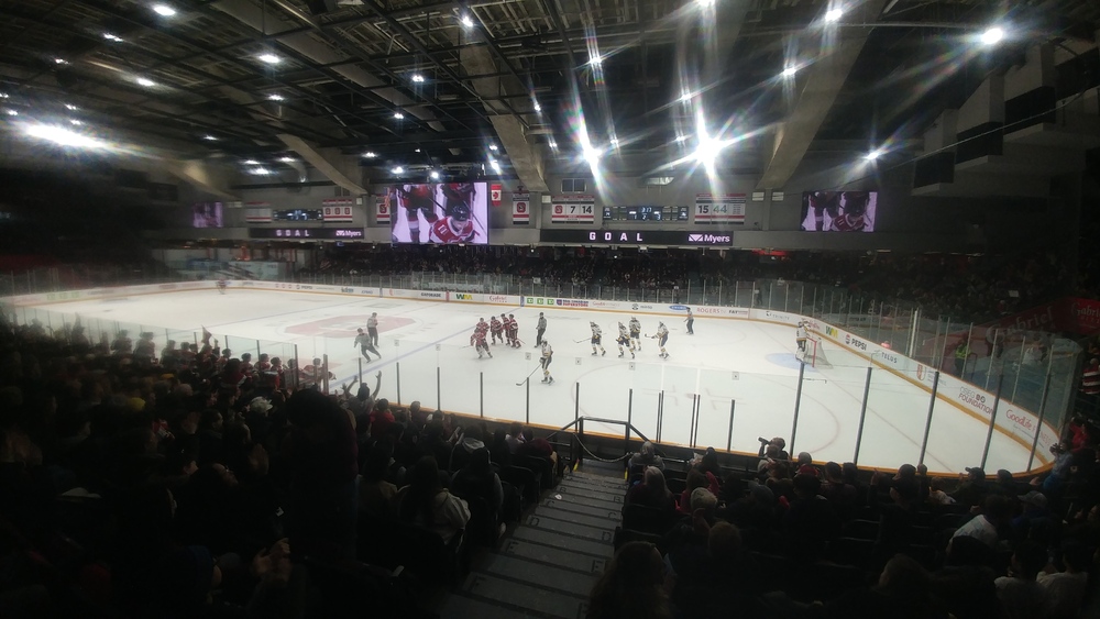 Erie Otters versus Ottawa 67's at TD Place on March 3rd 2024