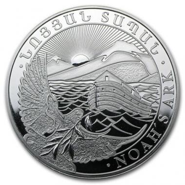 AMENIE UNE PIECE ARGENT DE 500 DRAM SUR L'ARCHE DE NOE