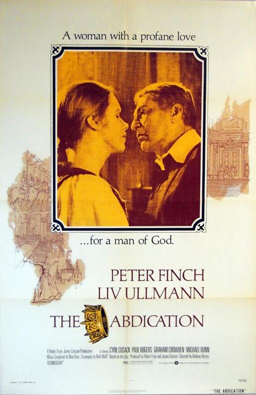 THE ABDICATION BOX OFFICE USA 1974