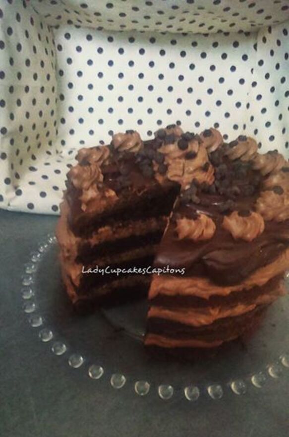 Layer cake chocolat-beurre de cacahuète  #battlefood#29