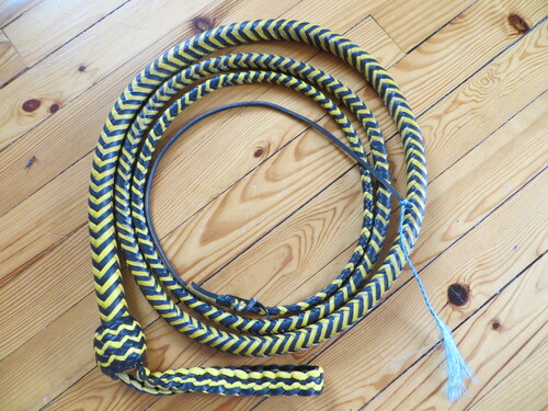 10ft BLACK AND YELLOW SNAKEWHIP