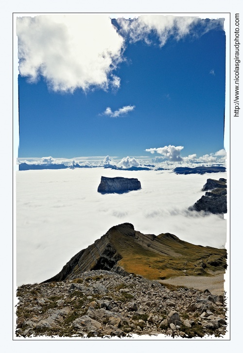 Mer de Nuage au pied du Grand Veymont