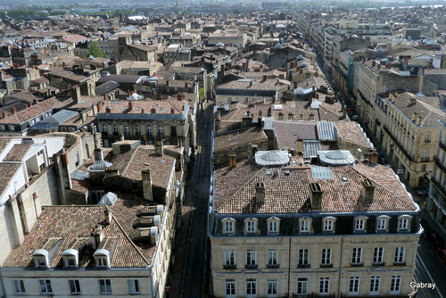 Bordeaux : du haut du clocher ... bis